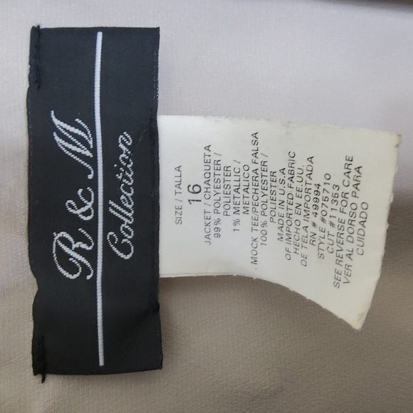 R&M Collection Women's Blouse Size 16 - Picture 3 of 5